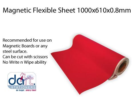 MAGNETIC FLEXIBLE SHEET 1000X610MM