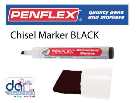 PERM PENFLEX MARKER CHISEL BLACK