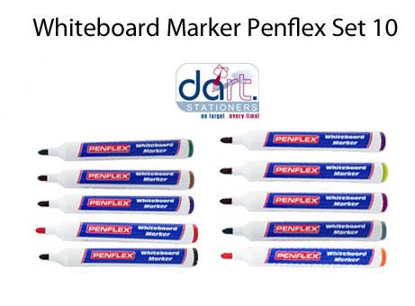 WHITEBOARD MARKER PENFLX SET10