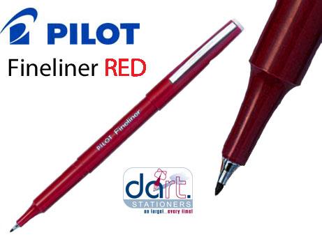 PILOT FINELINER RED