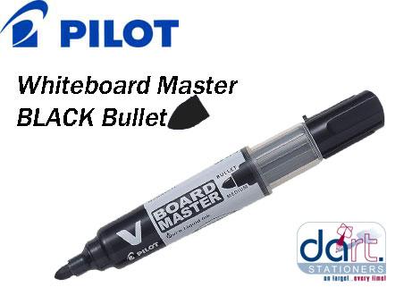 WHITEBOARD MARKER  PILOT VBM BULLET BLACK