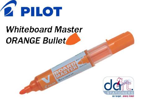 WHITEBOARD MARKER  PILOT VBM BULLET ORANGE