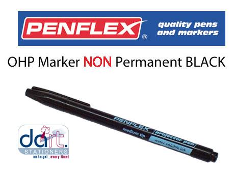 OHP MARKER NONPERM  MED BLACK