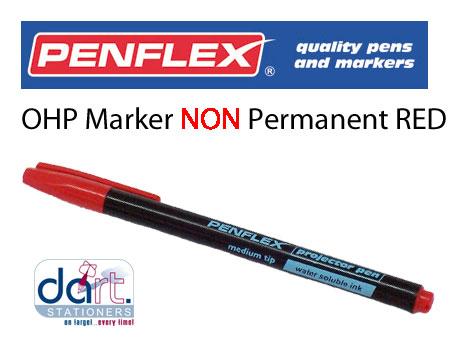 OHP MARKER NONPERM  MED RED