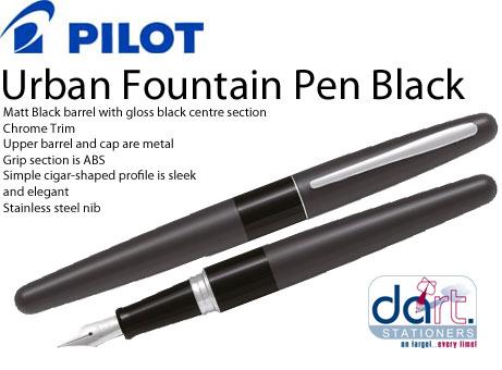 PILOT MR FOUNTAIN PEN BLACK ZIGZAG