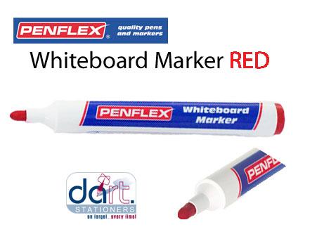 WHITEBOARD MARKER PENFLX SLIMLINE RED