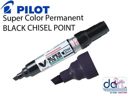 PERM  PILOT  V  SUPER COLOR CHISEL BLACK