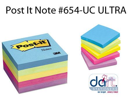 POST IT NOTE #654-UC  ULTRA