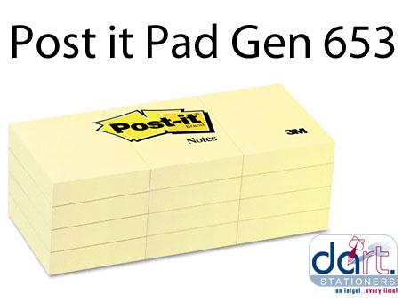 POST IT PADS GEN.653 (2)37X50