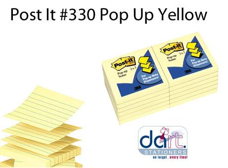 POST IT POP UP #330 YELLOW