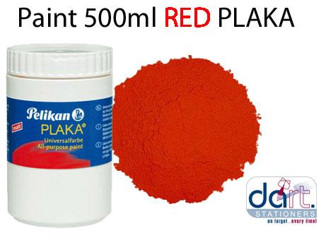 PAINT PLAKA SIGNAL RED 500ML