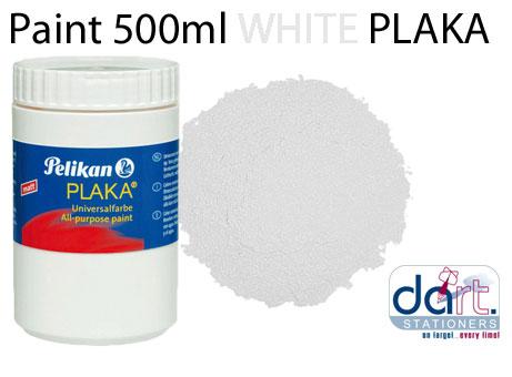PAINT PLAKA WHITE 500ML