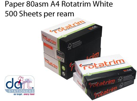 PAPER 80asm A4 ROTATRIM WHITE