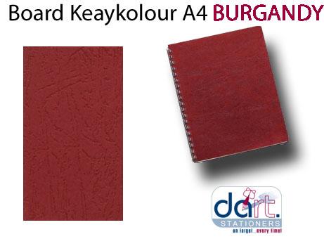 BOARD KEAYKOLOUR A4 BURGANDY