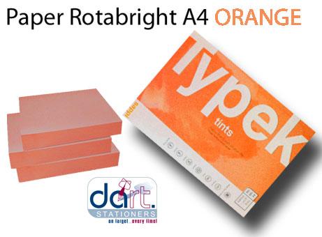 PAPER ROTABRIGHT ORANGE A4