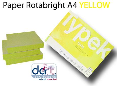 PAPER ROTABRIGHT YELLOW A4