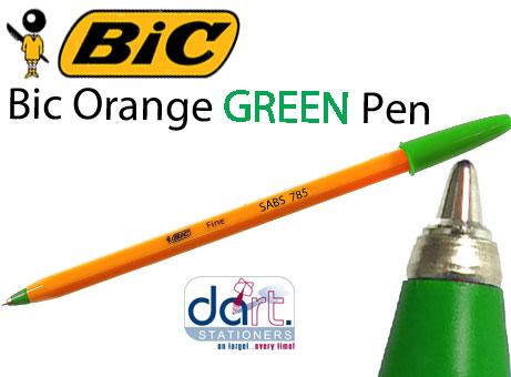 BIC ORANGE GREEN