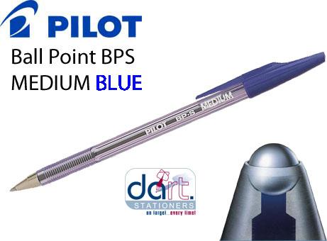 PILOT BPS PEN BLUE MED