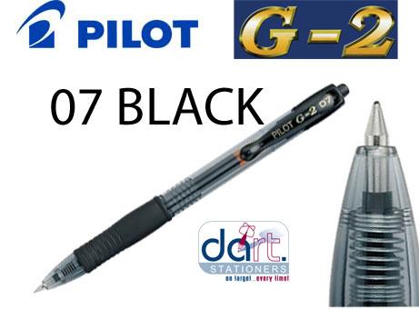 PILOT G2-07 RETRACT BLACK