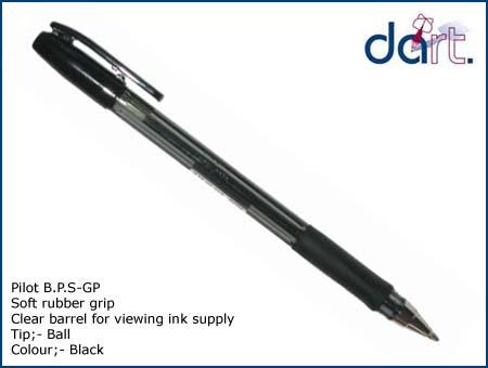 PILOT BPSGP RUBBER GRIP BLACK FINE