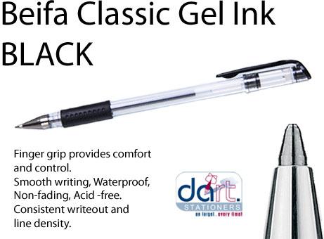 BEIFA CLASSIC GEL INK 0.7 BLACK