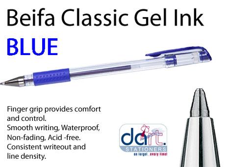 BEIFA CLASSIC GEL INK 0.7 BLUE