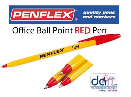 OFFICE B/PENS ORANGE RED