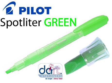 HIGHLIGHTER SPOTLITER PILOT GREEN