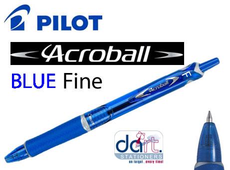 PILOT ACROBALL BALLPEN BLUE FINE 0.7MM
