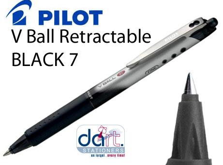 PILOT VB7 RETRACTABLE BALLINER BLACK