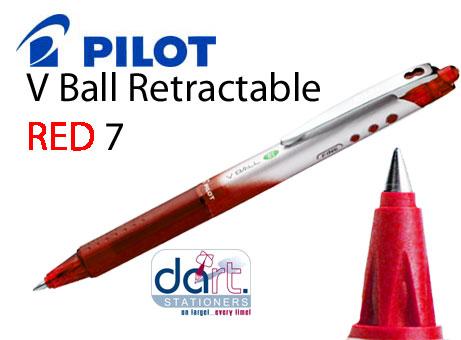 PILOT VB7 RETRACTABLE BALLINER RED