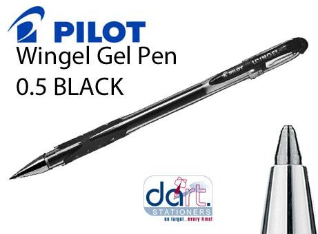 PILOT WINGEL 0.5MM GEL PEN BLACK