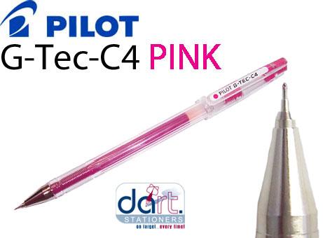 PILOT G-TEC C4 BALL PENS PINK