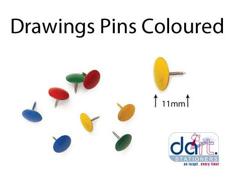 PINS DRAWING  COLOURED      BOX