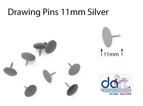 PINS DRAWING  11MM SILVER