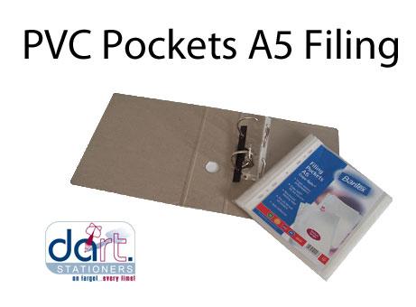 PVC POCKETS A5 FILING