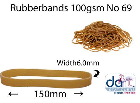 RUBBERBANDS 100gsm NO 69