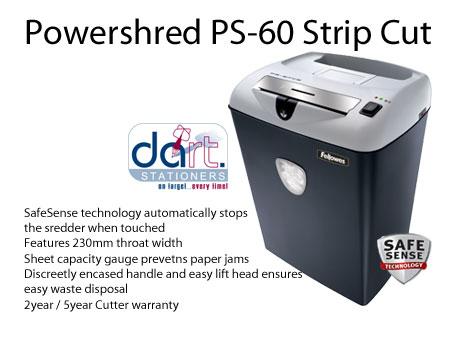 SHREDDER FELLOWES W-8ST POWERSHRED (PS-60)