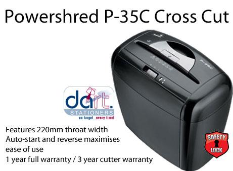 SHREDDER FELLOWES PS-35C CROSS CUT