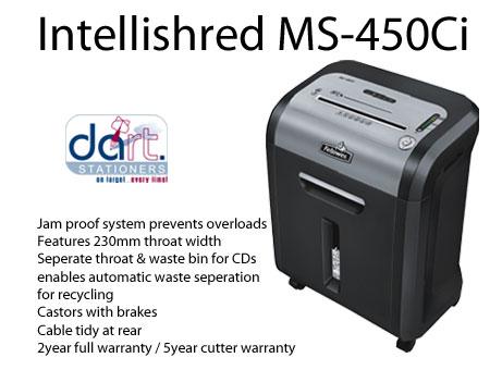 SHREDDER FELLOWES MS-450CI MICRO SHR INTELLISSHRE
