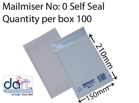 MAILMISER NO:0 SELF SEAL