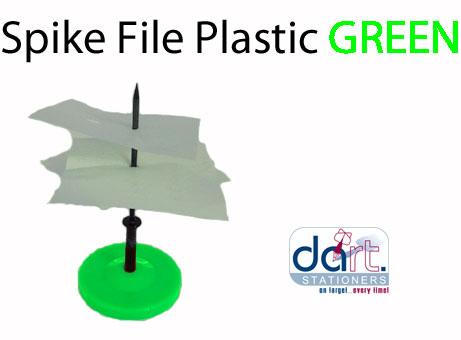 SPIKE FILES PLASTIC GREEN