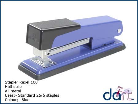 STAPLER 100 STANDARD BLUE