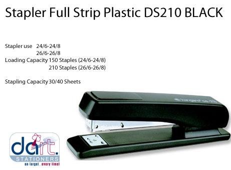 STAPLER F/STRIP PLASTIC BLAC