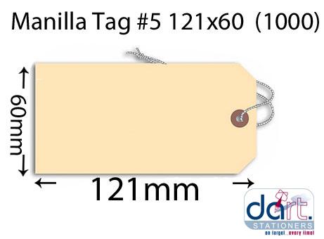 MANILLA TAG #5 121x60{1000}