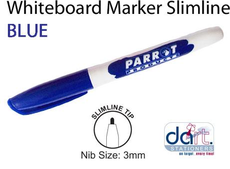WHITEBOARD MARKER PARROT BLUE SLIMLINE