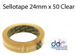 SELLOTAPE 24MM X 50 CLEAR