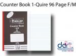 COUNTER BOOK 1-QUIRE 96 PG F/M