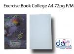 EXERCISE BOOK COLLEGE A4 72 PG  F/M