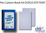 PEN CARBON BOOK A4  DUPLICATE FEINT